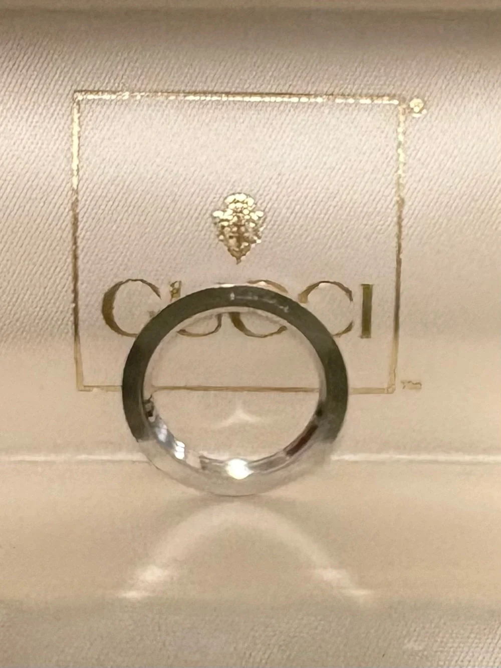 Gucci Silver Diamond Cut Bezel for Vintage Gucci Bezel Watch
